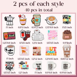 Silipull 40 Pcs Silicone Focal Beads for Pens, Colorful Silicone Beads for Keychain Making DIY Gift Necklace Bracelet Jewelry (Coffee)