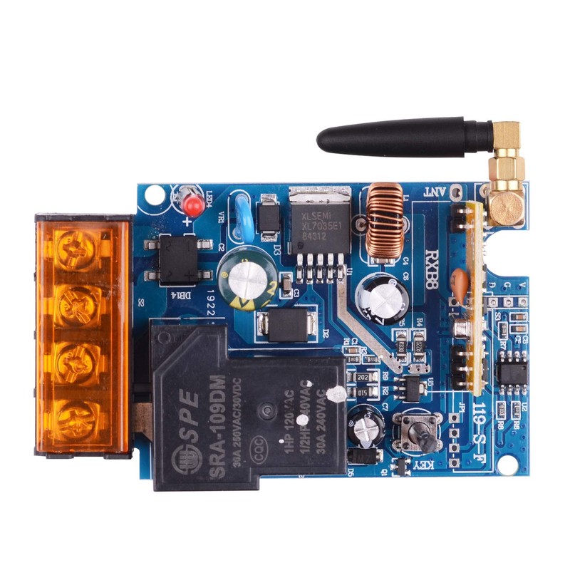fushionsea DC12V - 48V Wireless Remote Switch 30A 433Mhz Long