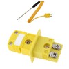 Create idea 2Set Miniature Socket and Panel Mount Thermocouple Connector