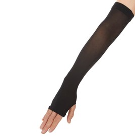 Carelance Ultra Thin Cool Arm Cover, Bare Skin Feeling, Cool Feeling, Arm Cover, Hides Stains, Beautiful Skin, UV Protection, UV Arm, Thin, Clean, Beautiful, Sunayama Socks, Black