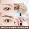 Eyebrow Stamp - Seal Stamp Eyebrow Powder - Waterproof Brow