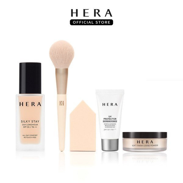 Hera [Promotion] Silky Stay Foundation 30g + 3 types of