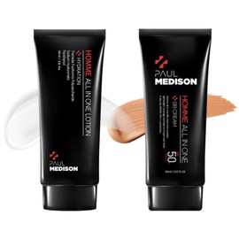Polmedison Homme Moisture Recharge All-in-One Lotion 100ml + Homme All-in-One BB Cream 60ml (1 set) / 폴메디슨 옴므 수분충전 올인원 로션 100ml + 옴므 올인원 비비크림 60ml 1세트