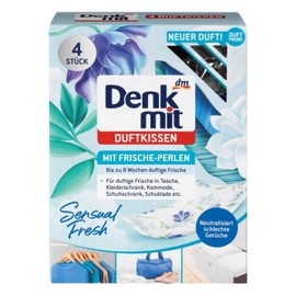 Denkmit Scented Cushion with Freshness Pearls ‘Wäschetraum’ scent (Pack of 4)