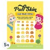 Pinky Tonky Kids Full Skin Nail Stickers, AN-05 (Theme Yellow), 5 Pieces / 핑키통키 키즈 풀스킨 네일스티커, AN-05(테마 옐로우), 5개