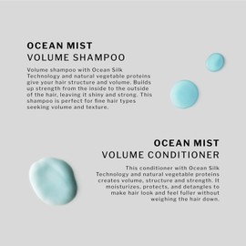 SACHAJUAN Ocean Mist Shampoo and Conditioner Set - Ocean Silk Technology Gives Hair Volume, Structure, and Strength - Set of 2 (3.4 oz)