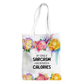 Sarcastic Funny Gifts for Women, Humor Tote Bag Reusable Beach Bag Grocery Shopping Bag for Girls Best Friends Coworker Appreciation Christmas Birthday Gifts, Aesthetic Cotton Canvas Tote Bag