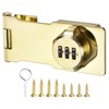 PATIKIL Household Cabinet Password Lock Hasp Locks Combination Latch with