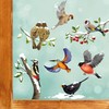 Wandtattoo Loft Window Sticker Christmas Winter Bird Set Winter Window