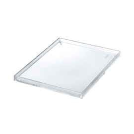 Like-It | MX-T15 | System Tray (S) Lid | Clear Stackable Organizer Tray | 4.53" x 6.06" x 0.39"