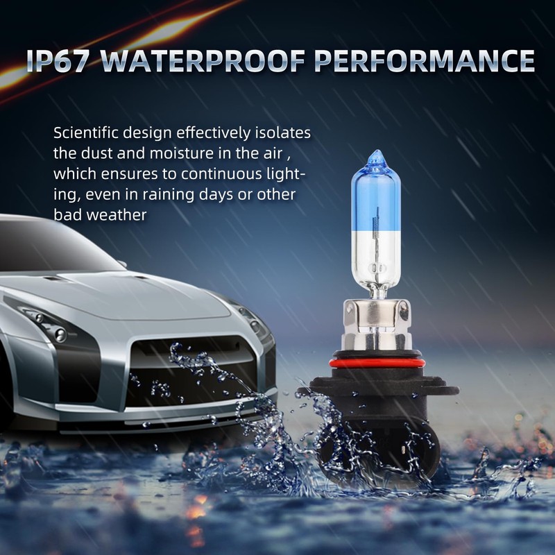 Sinoparcel HIR2/9012 Halogen High and Low Beam Headlight, Replacement for