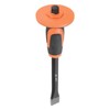 HARFINGTON 2Pcs Masonry Chisel 11.4" Flat Head with Hand Guard
