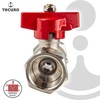 tecuro Ball Valve with Union Nut Rp 3/4 Inch x