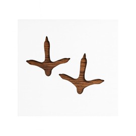 Turkey Feet Stencil – 4" Reusable Mylar Template for Painting on Wood, Walls, Fabric, Glass and DIY Crafts