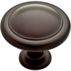 Franklin Brass Round Ringed (25-Pack) Cabinet Knob, Dark Oil Rubbed