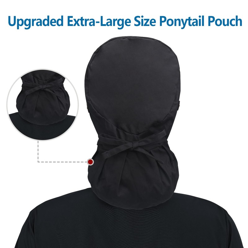 IRIS CRAFT IRIS CRAFT Adjustable Working Cap with Button, Satin-Lined