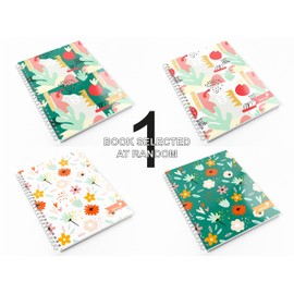 Silvine A5 Wirebound Notebooks in 4 Assorted Marlene West Designs. 160 Pages, Lined with Margin. Ref TWA5MW