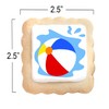 Beachball Theme Individualy Wrapped Printed Cookies 24 Pack Bulk