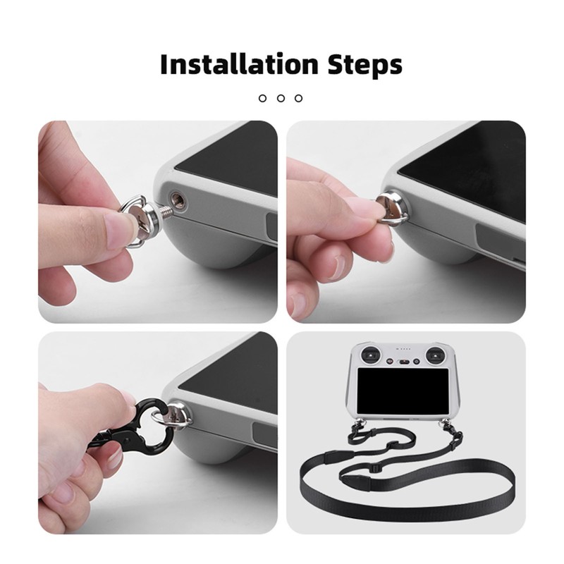 Drone Remote Control Adjustable Neck Strap PU Leather RC Controller