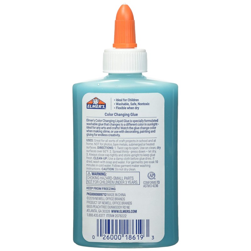 Elmer's Metallic Glue, Blue/Purple