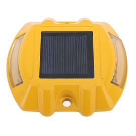 Solar Driveway Marker Lights Aluminum Alloy Waterproof Solar Power Ground Road Stud Lamp for Sidewalk Pathway Green Light
