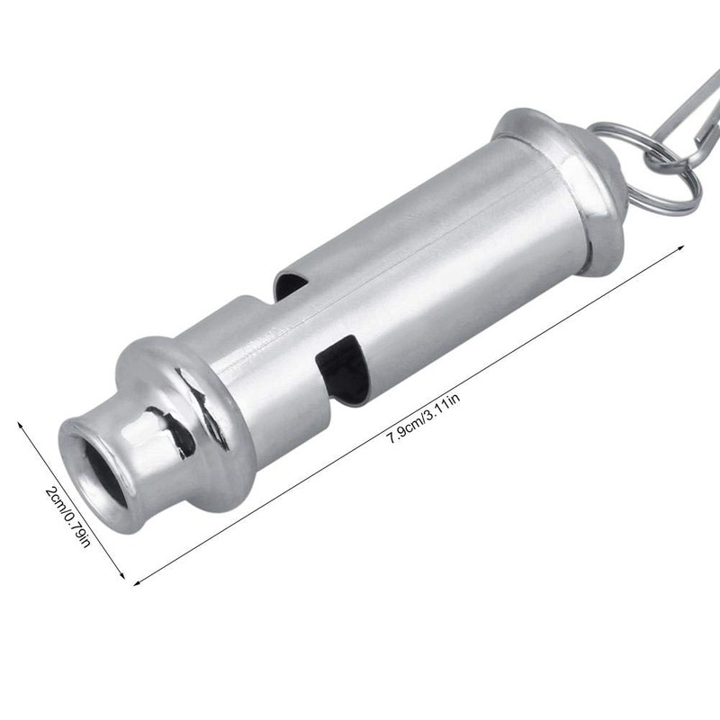 Zerodis Pigeon Whistle with Lanyard Stainless Steel Ultrasonic Birds Behavior