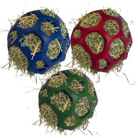 Piggy Poo and Crew Hay Stuffed Foraging Balls for Bunnies Rabbits Guinea Pigs or Other Pets