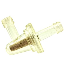 DJ-Motor In Line Fuel Filter 90 Degree For 3/16" or 1/4"Fuel Line Snowmobile Motorcycle Dirt Bike ATV UTV Quad
