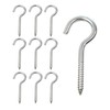 Septe 304 Stainless Steel Screw in Hooks Eye Hook Screw,Open