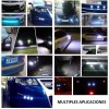 Ojo De Aguila Dual Estrobo Drl Led Auto Moto Lupa