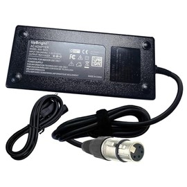 UpBright 12V 4-Pin XLR Female AC DC Adapter Compatible with Blackmagic Design URSA Broadcast Mini Shoulder Kit Pro 4.6K Broadcast G1 G2 4K PL EF Mount Digital Cinema Camera Power Supply Charger PSU