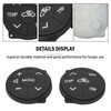 Orrdary 1Pair Steering Wheel Switch Controls Rubber for Prius 2011-2015
