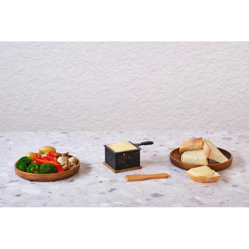 Cosy & Trendy Black Square Raclette Tool Stainless Steel +
