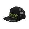 Slasher 25TH-C03K Flat Mesh Cap, Kids Hat, BLK/BLK, Free size