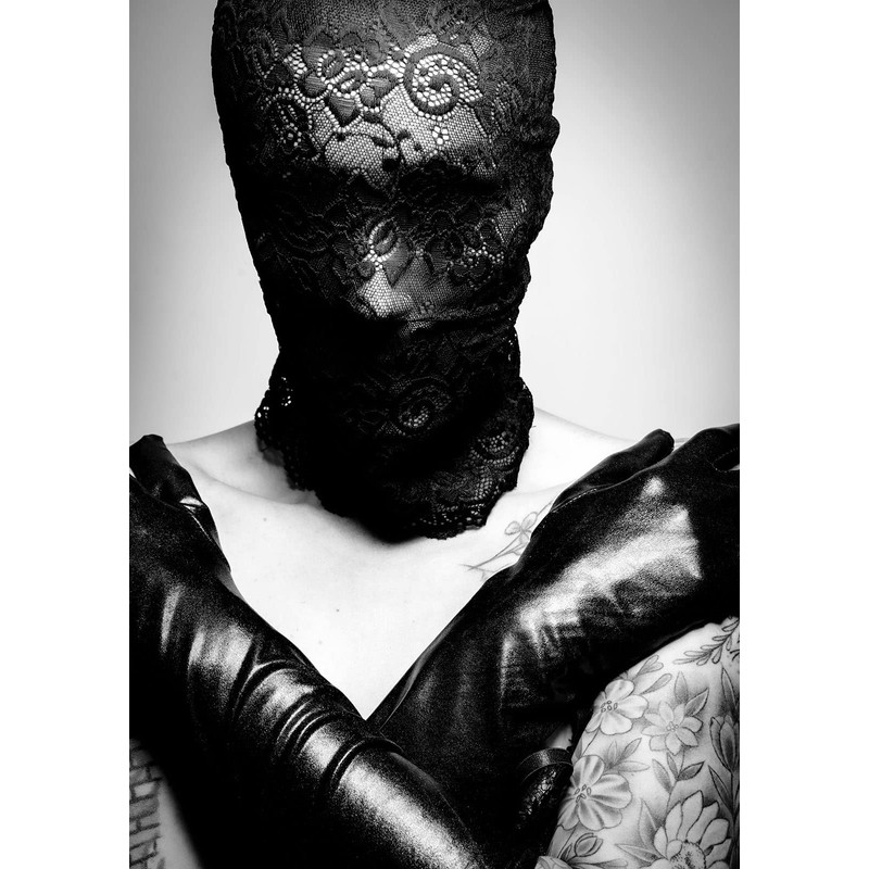 HOMELEX 1 Piece Sexy Lace Mask Full Lace Face Mask