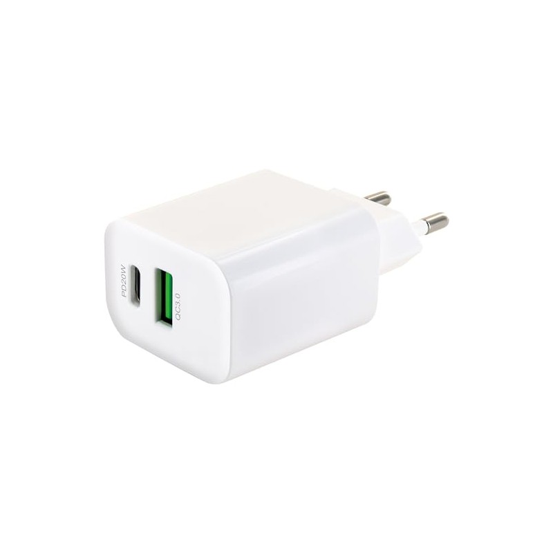SCHWAIGER 230 V USB Charger with Fast Charge QC 3.0