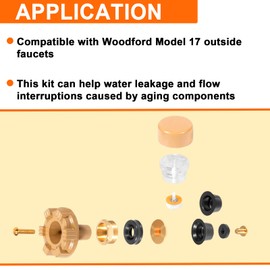 YMT RK-17MH Repair Kit Metal Handle Outside Faucet Fits for Woodford Model 17