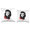 Che Guevara Vintage Political Cuban Revolutionary Meme. Throw Pillow
