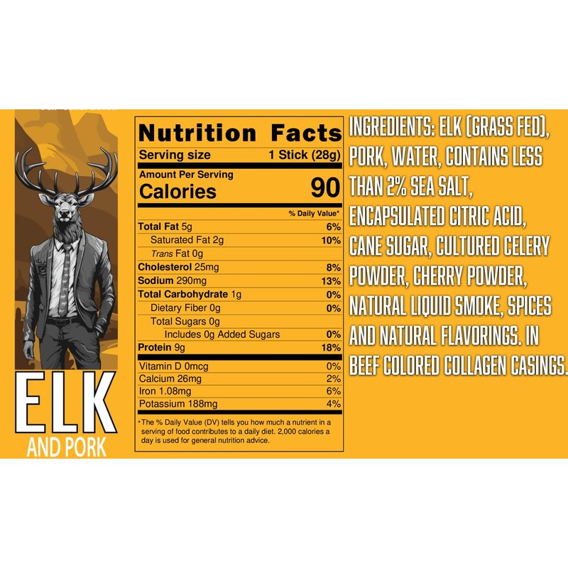 PEARSON RANCH SINCE 1959 Meat Sticks Variety - Elk, Buffalo,
