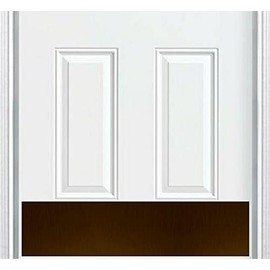 Deck the Door Decor | Door Kick Plate - Anodized Aluminum - Industrial Self-Adhesive Mount (6x30", Oil Rubbed Bronze)