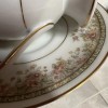 NORITAKE IRELAND” MORNING JEWEL” # 2767 FOOTED CUP & SAUCER