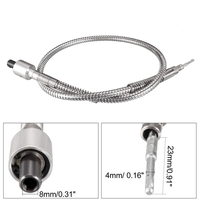 sourcing map Flexible Shaft Rotary Tool, Flex Shaft Attachment 39"