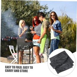 Sosoport Outdoor BBQ Cover Durable and UV Resistant Square Grill Protection Heavy Duty Windproof Barbecue Oven Cover for Grills Easy to Store and Carry