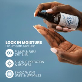 Eva Naturals Hyaluronic Acid Face Serum, Anti-Aging, Moisturizing Wrinkle Serum with Vitamin C, B                                                     