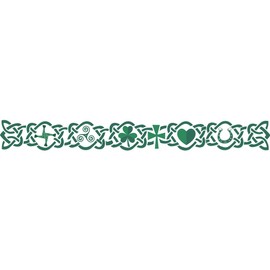 Ireland Armband Temporary Tattoo Waterproof Irish shamrock cross lucky heart Symbol