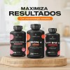 Vital Botanics Hierro Suplemento Vitamina Jengibre 200 Cápsulas Multivitamínico Hombre