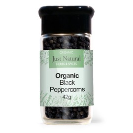 Peppercorns Black (Glass Jar) 42g
