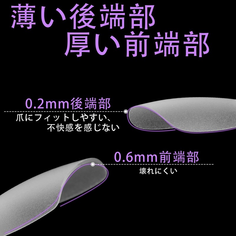 Fingooo Nail Tips, Ultra Thin, 260 Pieces, Short, Summer, Short,