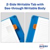 Avery Mini Ultra Tabs, 1" x 1.5", 2-Side Writable, Assorted