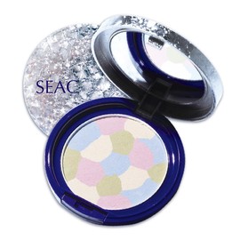 SEAC Setagaya Natural Foods Silky Face Powder (0.3 oz (9.5 g) / Approx. 2 Months Supply, Stains, Pores, Yellowish (4 Color Correction/Pink, Blue, Green, Yellow) Skin Covers, Makeup Loss, Skin Trouble